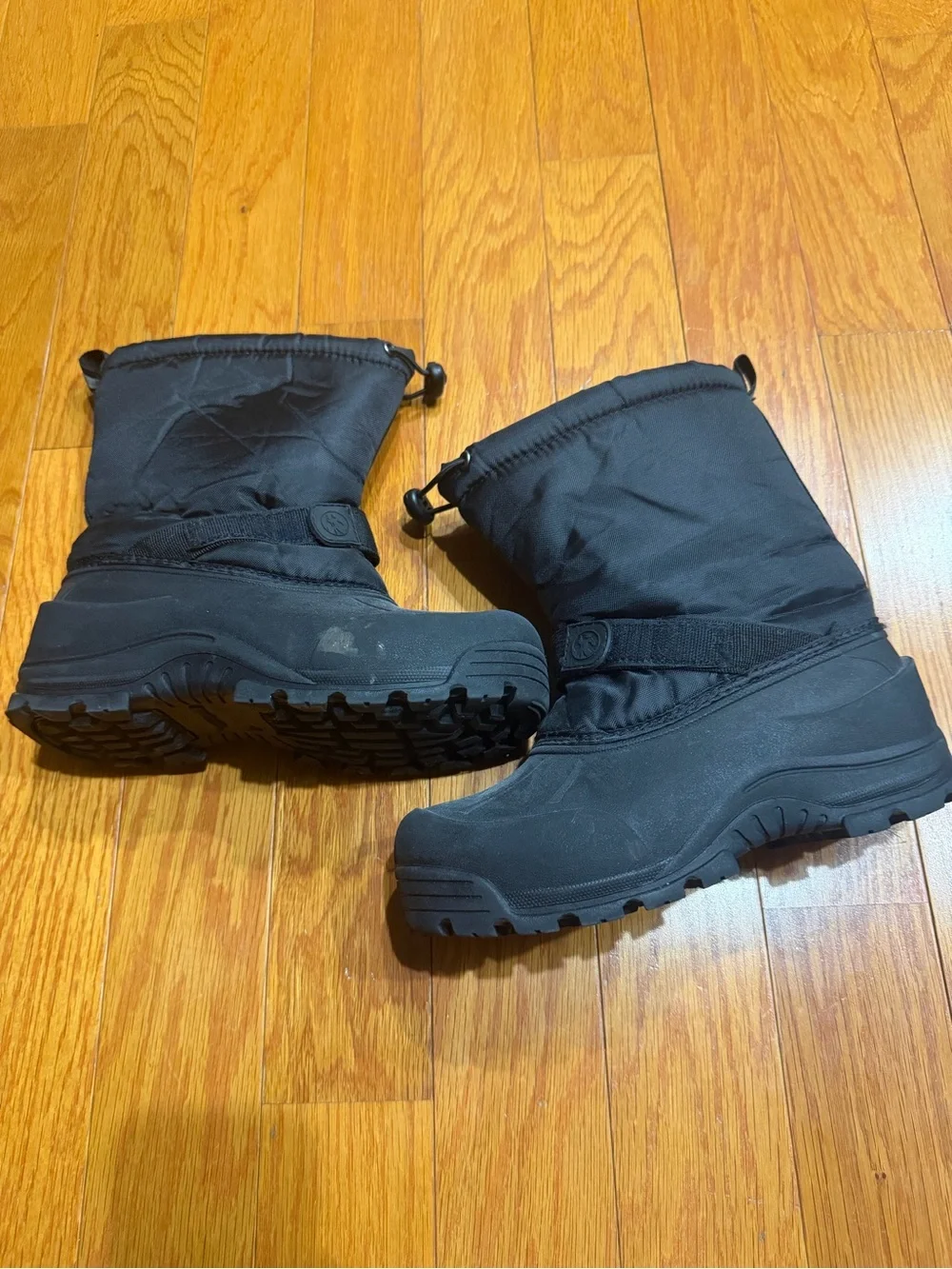 Northside Black Insulated Waterproof Winter Snow Boots Size 4